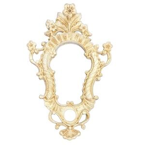 Vintage Replacement Frame Floral 11" X 7" … Made Of Stone cement? unsure